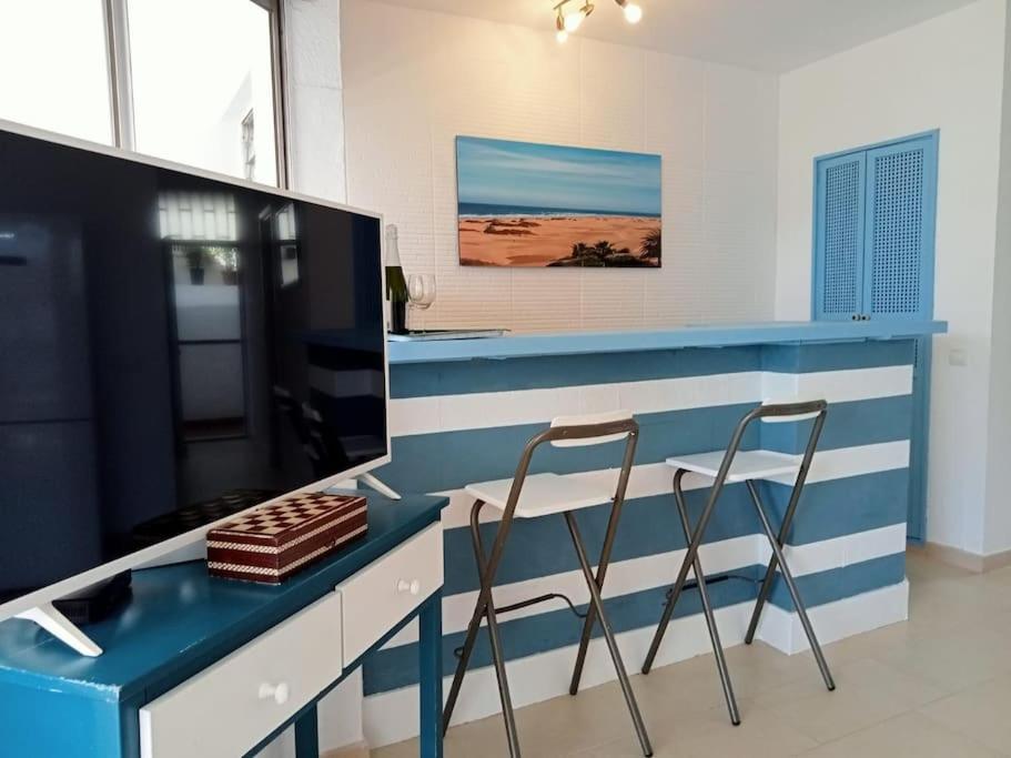 Apartment With Large Terrace, 10 Meters From Playa De Las Burras San Bartolomé Exteriér fotografie